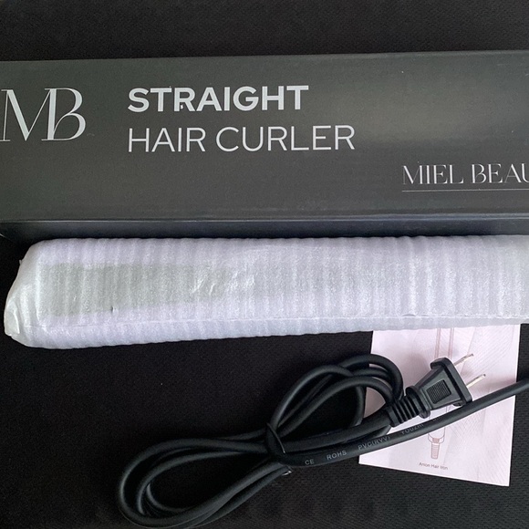 Miel Beauty Hair Temp controlled straightener, NWT MSRP $150, color in Lavender - Picture 4 of 6